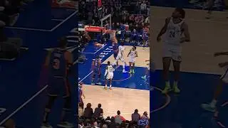 🗣️ ISAIAH 🗣️ HARTENSTEIN #knicks #shorts #dunk #slam #jam #throw #down #msg