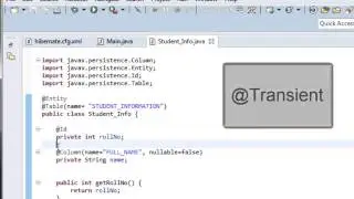 Hibernate Tutorial Part 6 - Most common Annotations in Hibernate ( Hands on)
