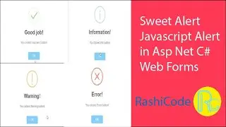 Sweet Alert JavaScript Alert in Asp Net web Form