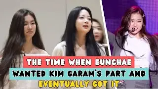 THE TIME WHEN EUNCHAE WANTED KIM GARAM'S PART AND EVENTUALLY GOT IT