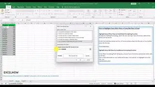 How to Highlight Every Other Row or Every Nth Row in Excel