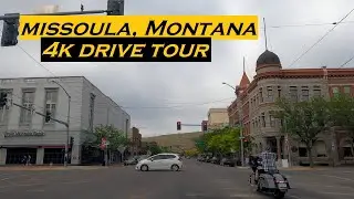 Missoula, Montana | 4k Drive Tour | Dashcam