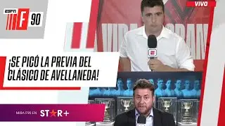 ¡EL TALIBÁN Y LEO PARADIZO SE SACARON CHISPAS EN LA PREVIA DEL CLÁSICO DE AVELLANEDA! #ESPNF90