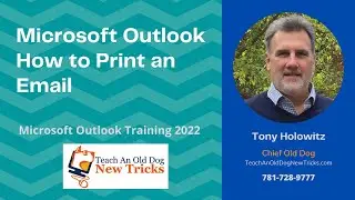 Microsoft Outlook How to Print an Email