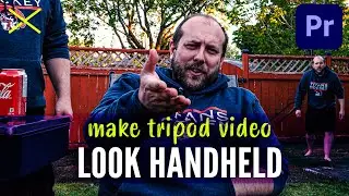 Make Tripod Video LOOK HANDHELD in Premiere Pro CC | Add Fake Camera Movement with Warp Stabilizer