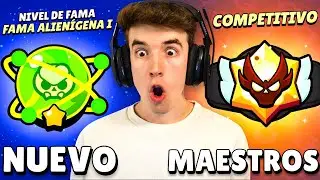 NUEVO NIVEL de FAMA Y SUBO a MAESTROS en BRAWL STARS