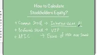 Stockholders Equity: How to Calculate?