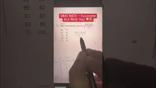 GMAT MATH