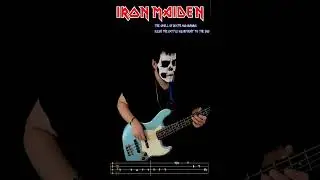 Invaders - Iron Maiden | 7 | #shorts  #ironmaiden  #ironmaidencover #basscover #bassplayer  #guitar