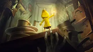 Жёлтая шапочка пытается спрятаться | Little Nightmares