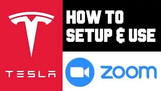 Tesla How To Setup & Use Zoom - How To Use Zoom Workplace Video Call Meetings in Your Tesla Vehicle