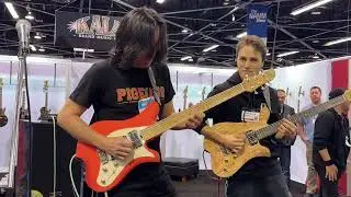 Tomo Fujita & Matteo Mancuso Jamming Together @NAMM 2024 “Sunny”