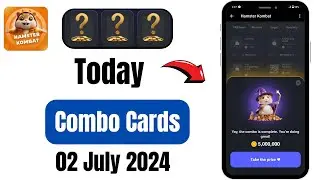 02 July Update : Hamster Kombat Daily Combo Card Today || 02 July 2024 || Collect 5 Million Coins