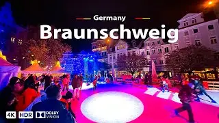 Braunschweig, Germany 🇩🇪 Christmas Market 2023 🎄 4K 60fps HDR ✨Cinematic Video Tour