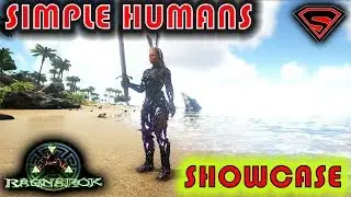 ARK SIMPLE HUMANS MOD SHOWCASE - TAMABLE HUMAN NPCS MOD THAT ADDS TO THE GAME