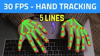 A.I HAND DETECTION / MOTION TRACKING System with Python in 5 LINES !. AI MOTION TRACKING - PYTHON.