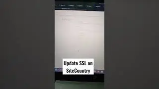 SSL Update in SiteCountry