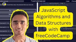 Learning JavaScript Algorithms and Data Structures with freeCodeCamp #coding