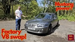 Factory V8 swap! MG ZT 260 - Mustang power!