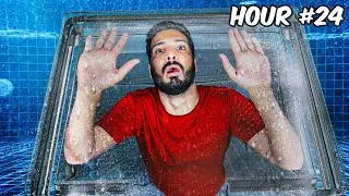 Spending 24 Hours Under Water Challenge