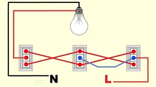 1 bulb 3 switches diagram 