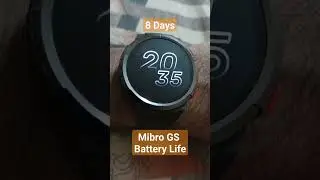 Mibbro GS Smart Watch battery Consumption 