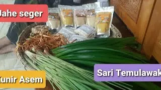 Usaha Pembuatan Serbuk Minuman Segar Jahe, Temulawak,Kunir Asam||Desa Tedunan Demak