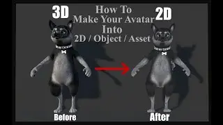 How to make your VRChat avatar into a 2D / Object / Asset