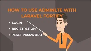 How to use AdminLTE theme with Laravel Fortify