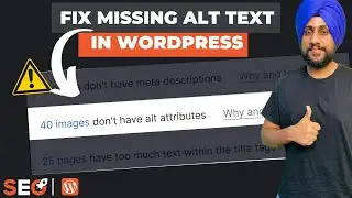 How To Fix Missing Alt Text In WordPress or Any Website to Rank Higher | Technical SEO