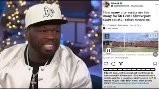 50 CENT GOT BIG PLANS TO HELP SHREVEPORT LOUISIANA - WHY SAM JENKINS STANDING IN THE WAY #rapper