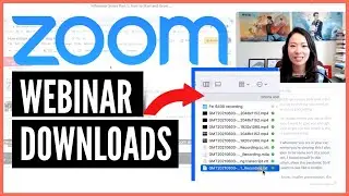 Zoom Webinar recording download (and my experience as a presenter) 