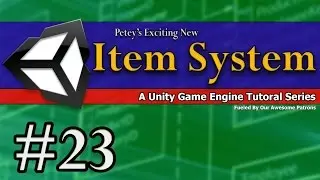 Unity 5 RPG Series – 023 Item System