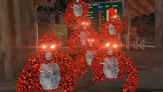 Gorilla Tag playing in the new Valentines Update!!!!