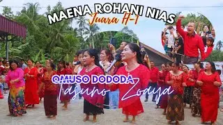 Part 1 | Maena Rohani Nias | Omuso Dododa Tasuno Zoaya | BNKP Jemaat Marturia Resort 3