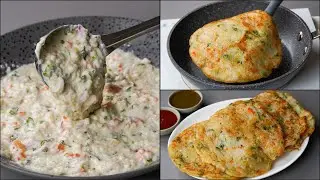 Do U Have Murmura & Suji At Home | You Can Make This Delicious Pancake Recipe | Puffed Rice Pancake