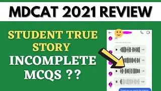 PMC MDCAT Incomplete MCQs | MDCAT Student True Story | MDCAT 2021 teps error Delay MDCAT Latest news