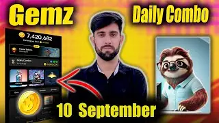 Gemz daily combo card /10 September daily combo /Gemz daily combo card  Today