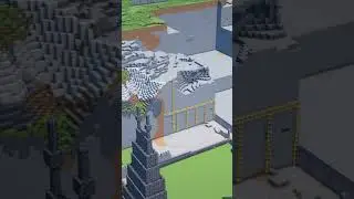 #Minecraft Survival City Timelapse #shorts