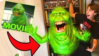 GHOSTBUSTERS SLIMER Halloween Animatronic UNBOXING and SETUP