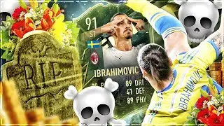 FIFA 22 : IBRAHIMOVIC 91 WINTER WILDCARD SBB !! ☠️☠️☠️