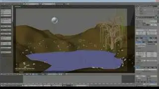 Blender 2.68 Tutorial - Moon Over Water Scene