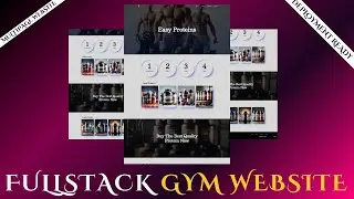 Build & Deploy The Best Gym Website in 2023 || Complete Protein Selling Website From Scratch