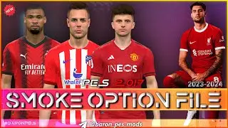 PES 2017 OPTION FILE SMOKE PATCH 2023