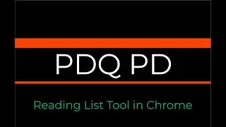 Reading List Tool in Chrome