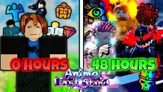 Starting Over and Becoming OVERPOWERED in 48 Hours on Anime Last Stand Roblox