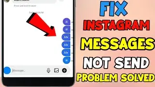 How to Fix Instagram Message Not Send Problem Solved || Instagram Message Not Sending