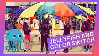 Parachute Activities for PE Class | Jelly Fish and Color Switch | Teambuilding