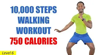 10000 STEPS WORKOUT for Fast Weight Loss 🔥Burn 750 Calories🔥