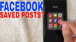 ✅  How To Find Saved Facebook Posts 🔴